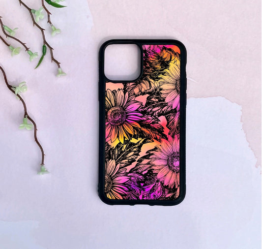 Phone Case Only!! Pink Flowers