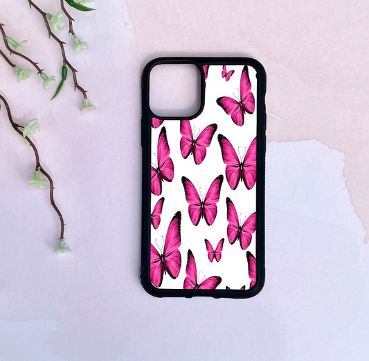 Phone Case Only!! Pink Butterflies