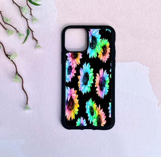 Phone Case Only! Dark Pastel Sunflowers