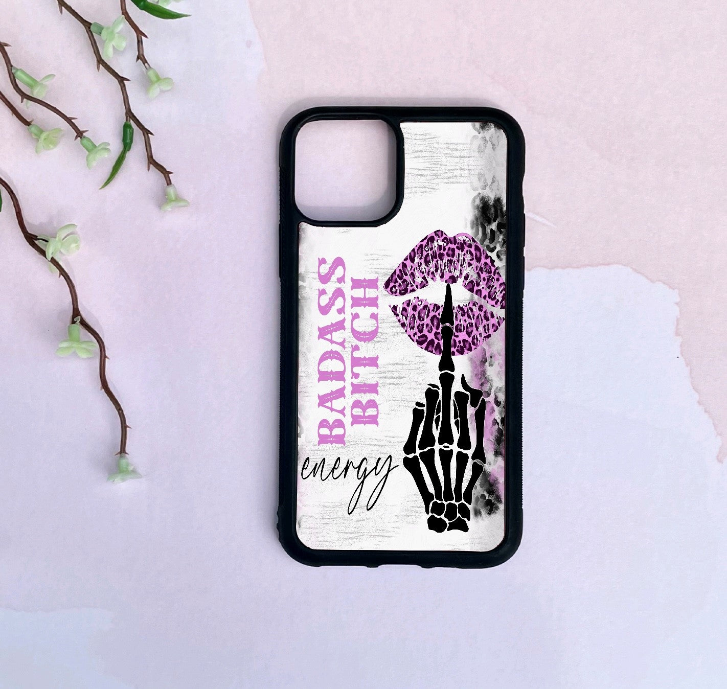 Phone Case Only! Bad Bitch Energy (Pinky Purple)