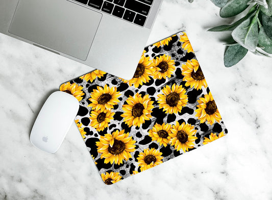 Sunflower Cow Print