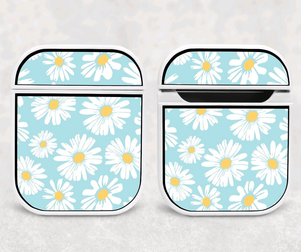 Air Pod Case - Blue Daisy