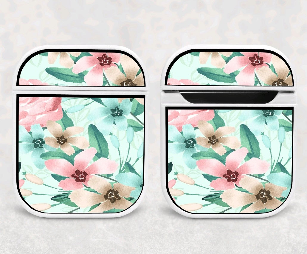 Air Pod Case - Watercolour Flowers