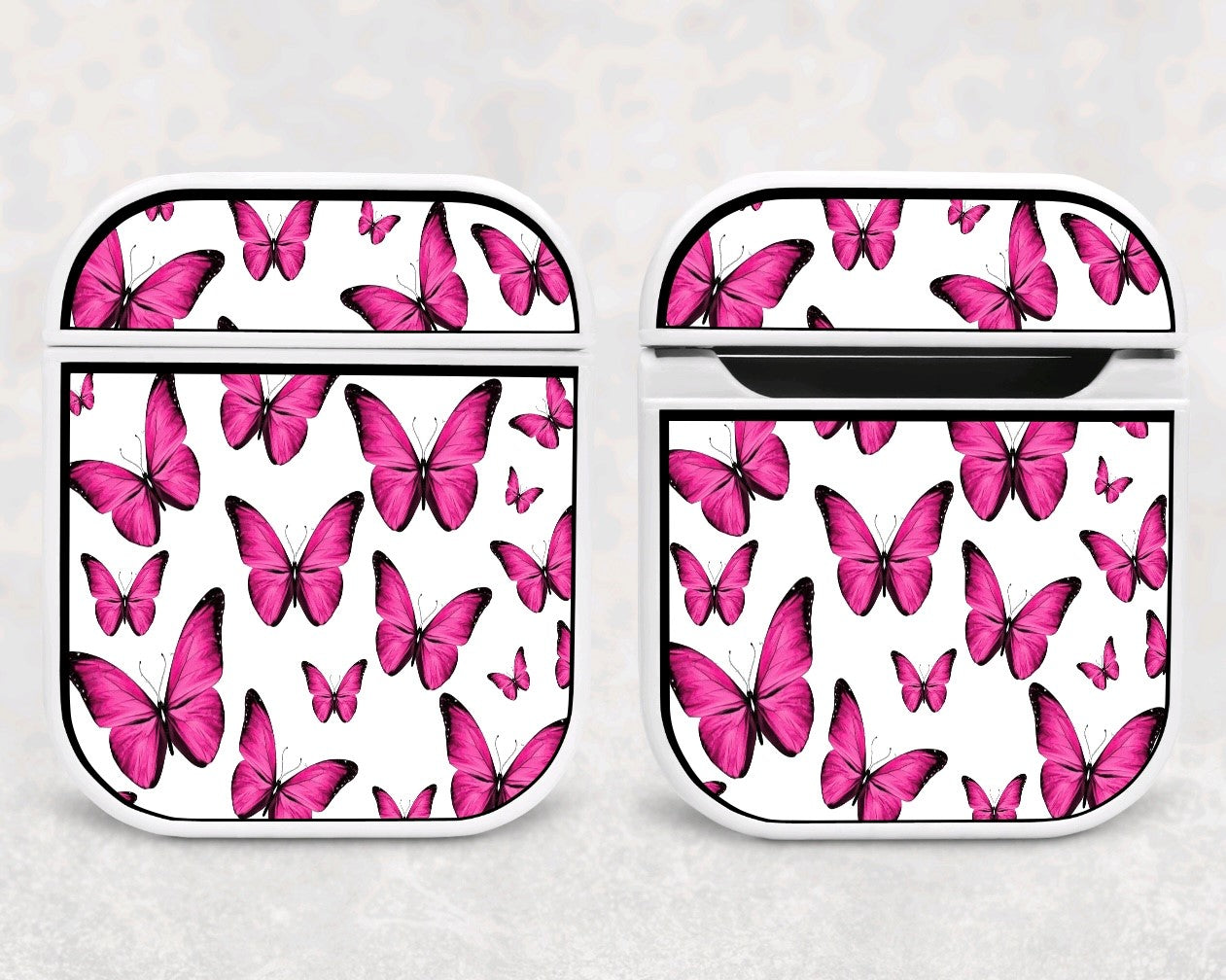 Air Pod Case - Pink Butterfly